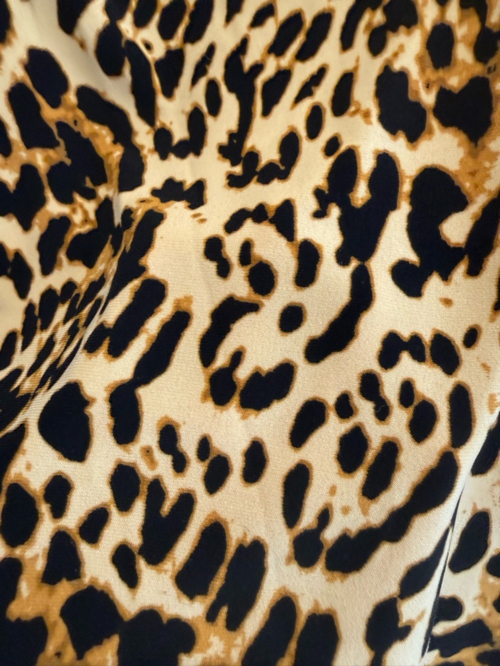 Norma Kamali Leopard-Print Obie Gown in Creamy Cat - Picture 4 of 6